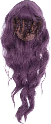 Obrázek produktu pro Fialová dáma paruka nastavitelná Módní ženy příčesek dlouhé vlnité Cosplay falešné vlasy 66cm