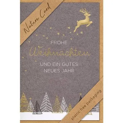 Produktbild von Weihnachtskarte BSB 226913-2 Nature Card Bild