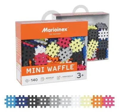 Image de Blocs Mini Waffle, 140 pièces - Marioinex
