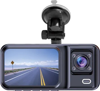 Immagine prodotto di Denver CCT-2500 Dashcam con doppia telecamera Nero