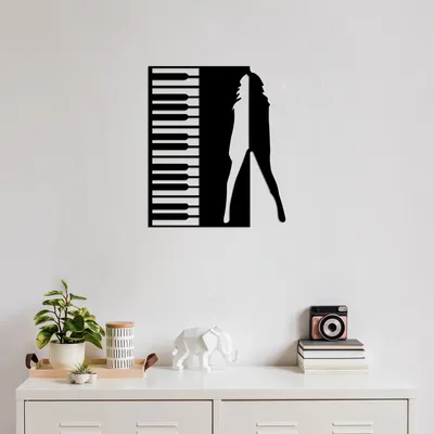 Imagen del producto de Wallity, Decoración de pared, Accesorio decorativo de metal, 100% metal, , 60 x 70 cm
