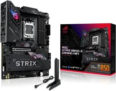 Produktbild von Mainboard ASUS ROG STRIX B850-E GAMING WIFI, AMD B850, Sockel AM5, DDR5, Wi-Fi 7