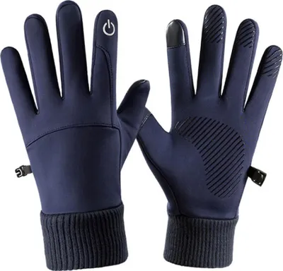Produktbild von Warme Winterhandschuhe, Touchscreen, Sport, Winddichte Handschuhe, wasserdichte und rutschfeste Fahrradhandschuhe zum Wandern und Skifahren