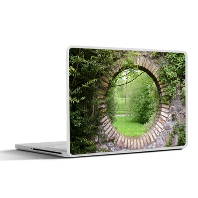 Produktbild von MuchoWow® Laptop Aufkleber Sticker Cover Park - Aussicht - Natur 32.5x23.5 cm - Sticker für Laptop - Selbstklebend