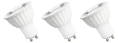 Produktbild von Spectrum GU10 LED Spot Lampe 6W 410lm 3000K Warmweiß 230V 3 Stück