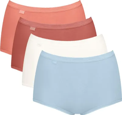 Produktbild von sloggi Damen Midislip 4-Pack Basic+ Maxi - MULTIPLE COLOURS 22 - Größe 50