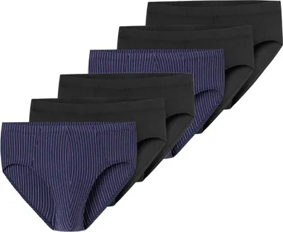 Produktbild von Schiesser 6er Pack 95/5 Essentials - Organic Baumwolle Mini Slip / Unterhose Mit softem, tonalem Komfortbund, Extra bequemer Beinausschnitt, In perfekt sitzender, elastischer Single-Jersey-Qualität