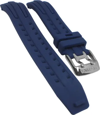 Produktbild von Festina Uhrenarmband blau Kautschuk Doppeldornschließe F20462/1 F20462