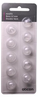 Immagine prodotto di Bernafon/Oticon MiniFit, doppio foro di ventilazione, protezione acustica da 12 mm
