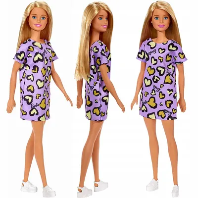 Produktbild von Barbie Chic Robe Violet, Modepuppe, Weiblich, 3 Jahr(e), Junge/Mädchen, Mehrfarbig