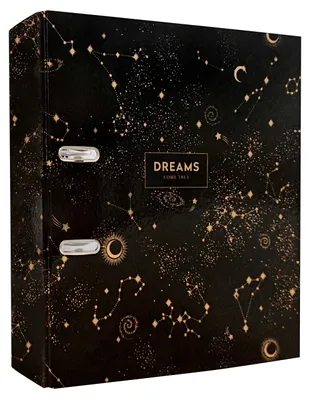 Produktbild von Interdruk DIN A4 75 mm Breit - Metallic Hochwertiges Design - Dreams Black