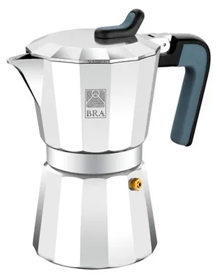 Obrázok produktu pre BRA 170573, Moka kanvica, Čierna, Nerezová oceľ, Hliník, 9 šálok