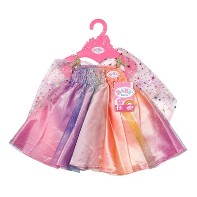 Produktbild von BABY born Regenbogenkleid mit Flügeln für 43cm Puppen