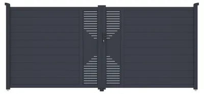 Zdjęcie produktu dla Brama G21 Marion 392x173 cm dwuskrzydłowa, antracytowa