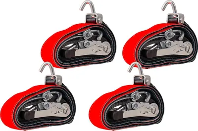 Produktbild von 4er Set HEFFA Radsicherungsgurte 5m 50mm 5t VDI 2700 Autotransport Transportgurte Abschleppwagen Grip-Schutzhülle