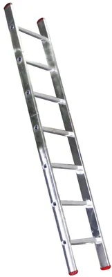 Obrázek produktu pro Skládací žebřík Step Up z eloxovaného hliníku – 12 příček – 3,25 m
