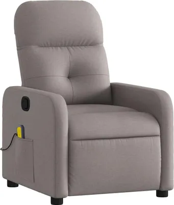 Produktbild von vidaXL Massagesessel Taupe Stoff