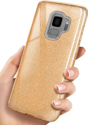 Produktbild von GLITTER-Case für Samsung Galaxy S9, Farbe:Shine - Gold