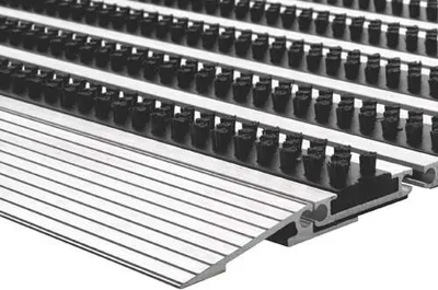 Obrázek produktu pro Hliníková rohož Profi Brush Slim Extra Flat s kartáči 50 x 80 cm