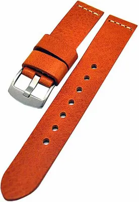 Produktbild von Uhrenarmband Ravenna XL extra lang hellbraun 20mm Kalbleder NEU