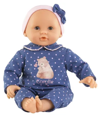 Produktbild von Corolle Babypuppe Capucine - weiche 30cm Puppe mit Schlafaugen und Pyjama