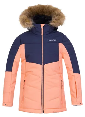 Produktbild von Kinderjacke HANNAH LEANE JR, Cantaloupe/Mood Indigo Größe: 110/116