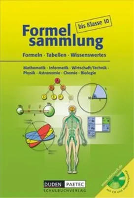 Produktbild von Formelsammlung bis Klasse 10 mit CD-ROM