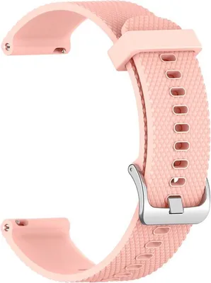 Produktbild von BStrap Silicone Land Armband für Huawei Watch GT/GT2 46mm, sand pink