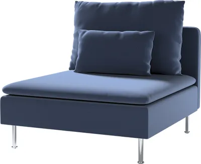 Produktbild von Dekoria Bezug für Söderhamn Sitzelement 1, dunkelblau, Bezug für Sitzelement 1