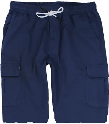 Produktbild von Übergrössen modische Bermudashort Lavecchia LV-505 in Navy W42/W44