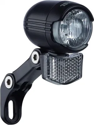 Produktbild von Büchel Shiny 40 Fahrrad Licht 40 Lux Fahrradbeleuchtung LED StVZO Beleuchtung Standlicht Fahrradlampe weiß Fahrradlicht vorne für Dynamo