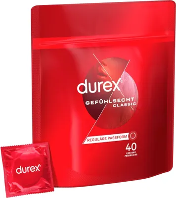 Zdjęcie produktu dla Prezerwatywy Durex Sensitive - 40 prezerwatyw