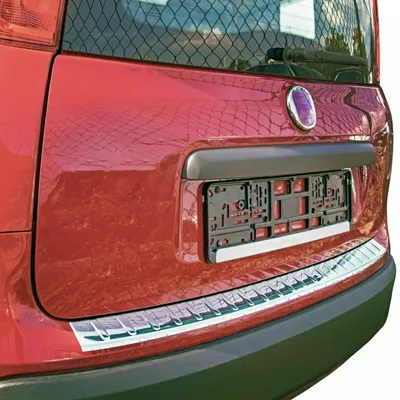 Für Fiat Panda 312 / 319 ab 2012- Ladekantenschutz Edelstahl V2A MIT ABKANTUNG in der Farbe von Recambo e.K.
