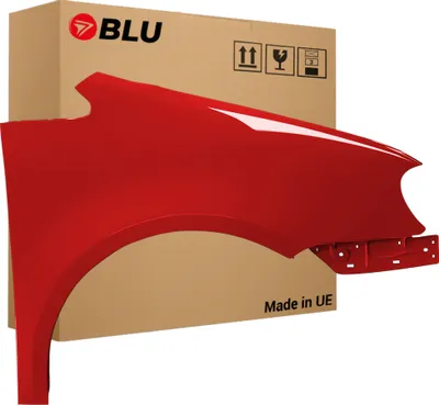 Produktbild von BLU Kotflügel Passend für Volkswagen Touran 1T1 LY3D Rechts Rot TornadoRot | 2003-2006 | Vorderseite Vorne | Lackiert | Einbaufertig