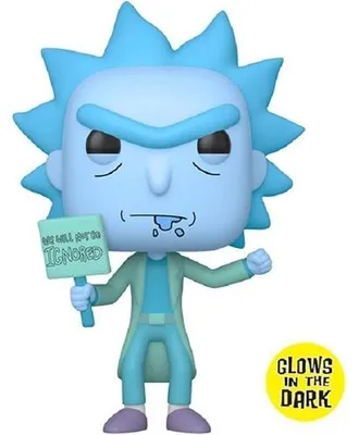 Produktbild von Funko Pop! Rick and Morty - Hologram Rick Clone (Ignored) #666 Glow in the Dark Exclusive