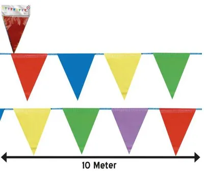 Produktbild von Wimpel-Girlande, 10 m, bunt