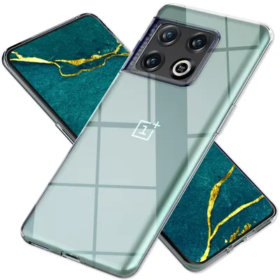 Produktbild von NALIA Hülle "GLAZE" für OnePlus 10 Pro - Klare TPU Schutzhülle, Anti-Gelb, Schlank & Leicht - Transparente Handyhülle