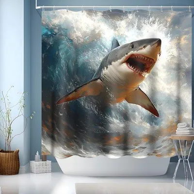 Produktbild von Wasserdichtes Duschvorhang Polyester schimmelbeständig