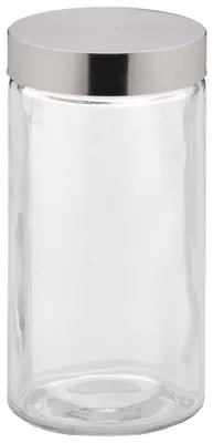 Vorratsdose Glas 11x11x22 cm 4 Stück 1,7 Liter transparent
