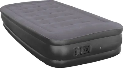 Produktbild von Wehncke Gästebett Deluxe mit integrierter Pumpe und Kabelfach inkl. Tragetasche anthrazit 18263