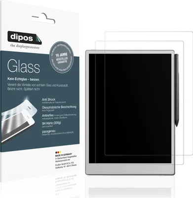 Produktbild von 2x Schutzfolie für Remarkable Paper Pro matt - Anti-Shock 9H Folie dipos Glass Kunststoffglas
