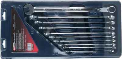 Immagine prodotto di KS TOOLS 519.0660 - 10, 11, 12, 13, 14, 15, 16, 17, 18, 19 mm - Acciaio al cromo-vanadio - 10 pezzi