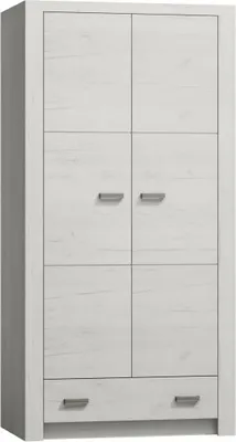 Produktbild von Kondela Kleiderschrank Unendlichkeit 1 2D - Weisse Asche