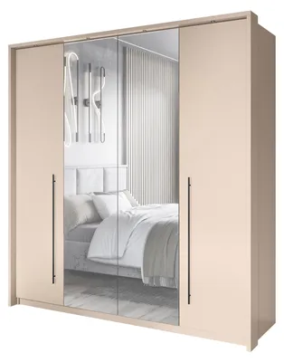 Produktbild von Masseno Schiebetürenschrank MUNDO 209/219/65 cm 2-türig mit Spiegel Beige