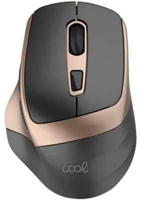 Produktbild von Cool Kabellose Maus, leise, ergonomisch, Schwarz-Gold