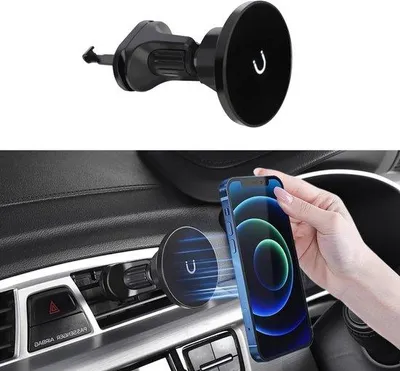 Produktbild von Auto-Telefonhalter, magnetisch, 360°-drehbar, für iPhone 12 bis 16 Pro Max