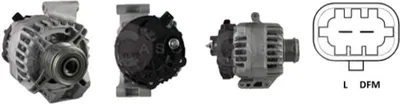 Produktbild von CASCO CAL30206AS Lichtmaschine Generator LiMa 70A 12V für OPEL Corsa D Schrägheck (S07) Corsa C Schrägheck (X01) Meriva A (X03) Astra H Caravan (A04)