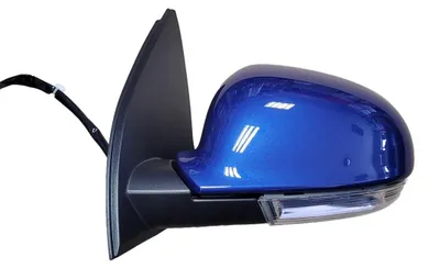 Produktbild von Außenspiegel Spiegel Links elektrisch Für VOLKSWAGEN GOLF V (1K), 10.03-05.09 Schrägheck LC5J BLAU