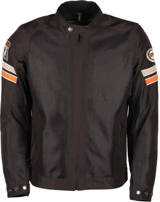 Produktbild von Helstons Elron Mesh Motorrad Textiljacke, dunkelbraun, S