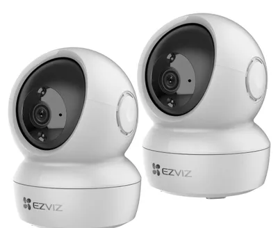 Produktbild von EZVIZ H6c 2MP Indoor PT Intelligente Schwenk/Neige-Heimkamera, 2er Set